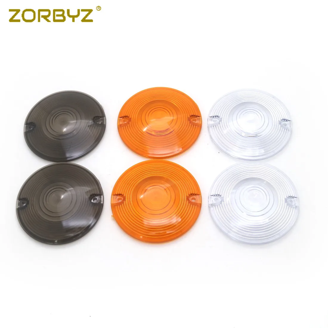 ZORBYZ 2 шт. дымчатый/янтарный/прозрачный световой сигнал поворота для Harley Electra Glide Road
