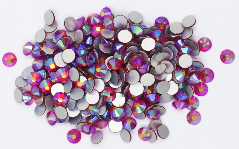 Light Siam AB SS3~SS30 Non Hotfix Rhinestone стразы Flatback Glass Stone Nail Rhinestones Diamond For DIY Decorations | Дом и сад