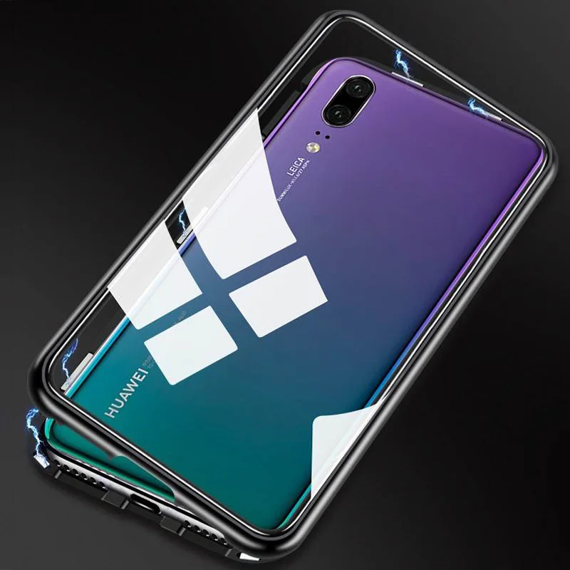 Металлический магнитный чехол для huawei P30 P20 P10 Коврики 30 20 10 Pro Lite Honor 10 Lite 20 8X Y5 Y6 Y9 Nova 3 3i 4 4E 5i чехол Крышка