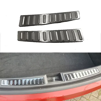 

Car Styling For Tesla Model S 2014 2017 2019 2020 Rear Bumper Foot Plate Protector Door Sill Scuff Sticker Stainless Steel