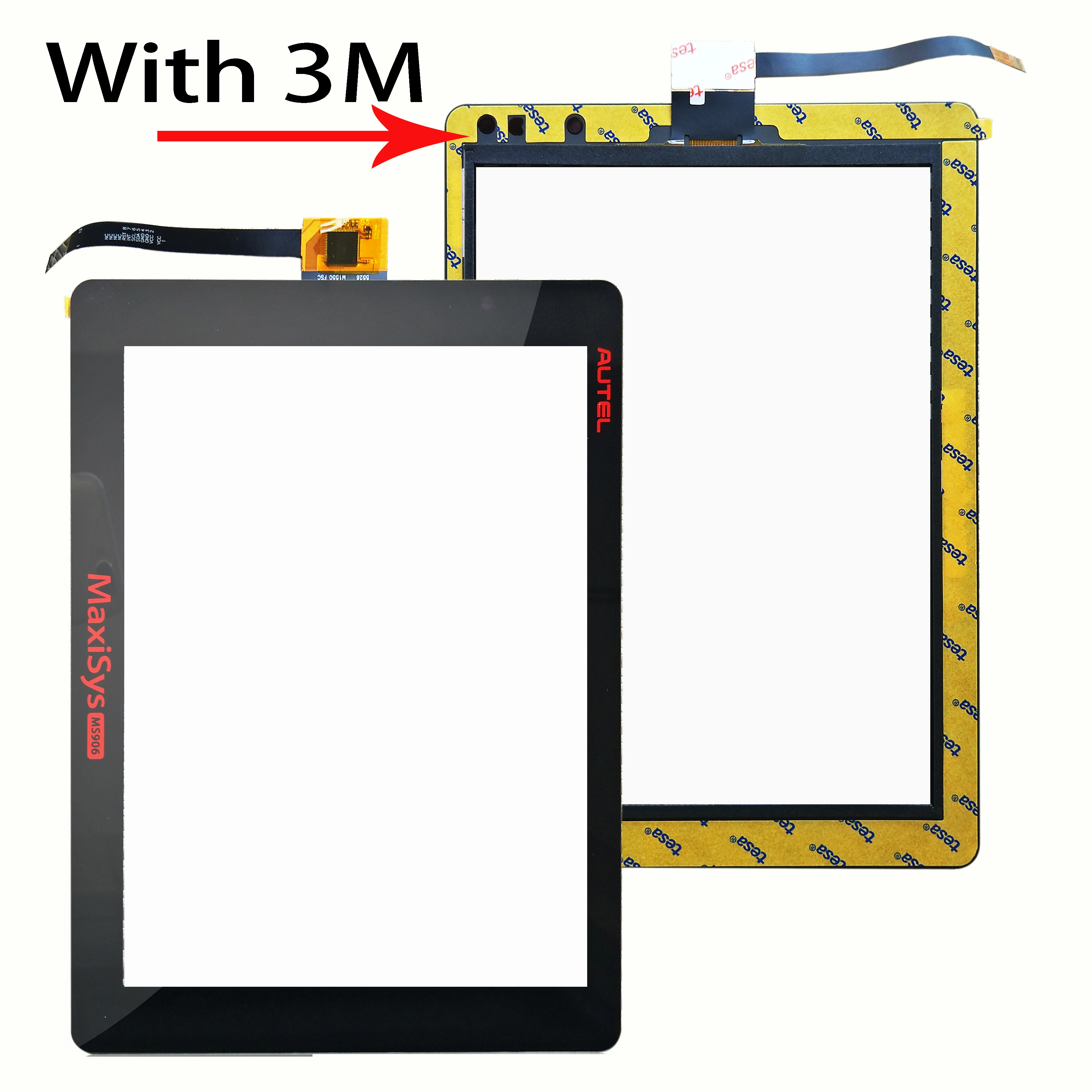 Digitador do Painel de Tela Sensível ao Toque para Autel Maxisys Ms906 Ms906bt ms 906 Maxicom Mk906 Sensor de Vidro de Substituição - Imagem 4
