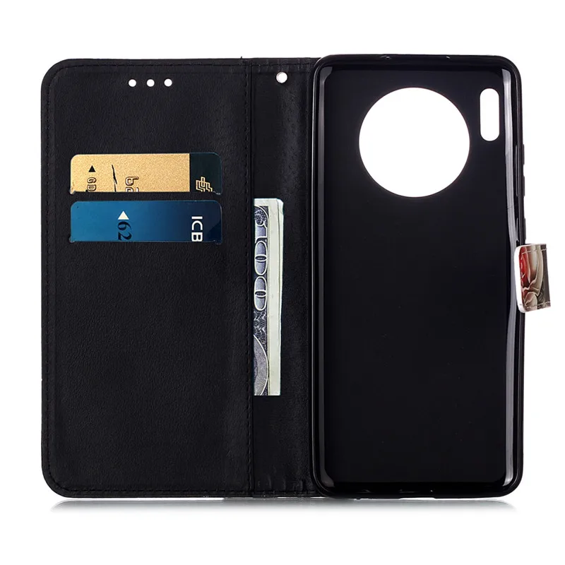 Чехол для huawei mate 30, чехол для Etui huawei mate 30, Роскошный кошелек с животными, кожаный флип-чехол s, чехол для huawei mate 30 20 Lite, чехол