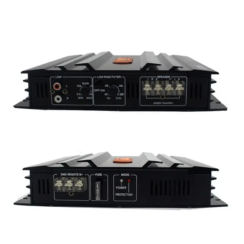

C-236 3800W 2 Channel Car Audio Amplifier 12V DC Low Pass Filter Bass Subwoofer LX9A