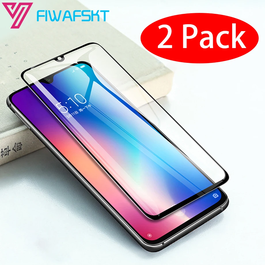 2 шт./Лот упаковки полностью клеящееся закаленное стекло для XiaoMi Mi 9 SE 8 Lite A3 9T Pro A2