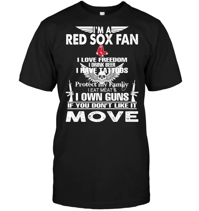 I'm A Red Sox Fan I Love Freedom Drink Beer у меня есть футболка с татуировками |