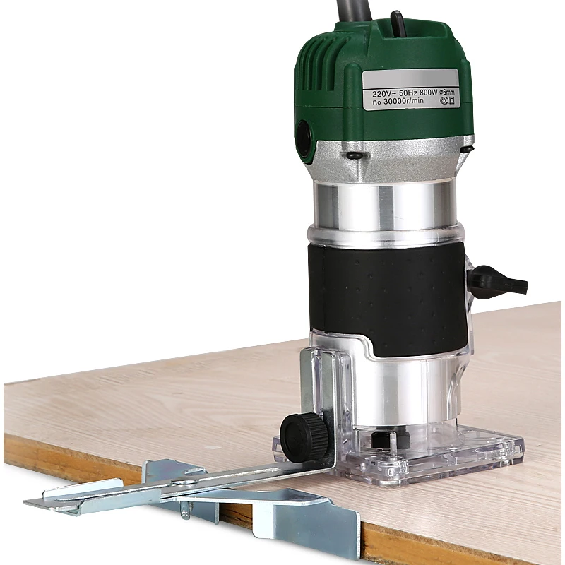 Electric Milling Machine Router Machine Wood Laminate Palm Router Hand Trimmer Edge Joiners 800W 30000rpm Hand Carving