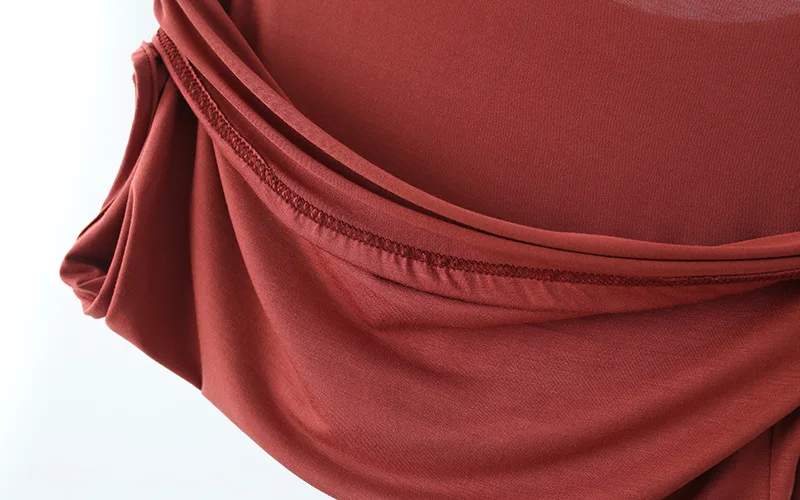 Solid V Neck Basic Tshirt Women summer modal Loose Tee Tops Casual undershirt M to 2XL235_voghion.com