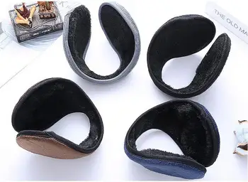 

200pc Solid Winter Earmuffs Soft Thicken Plush Ear Cover Protector Ear Muff Wrap Band Warmer Earflap For Men shoe brushes