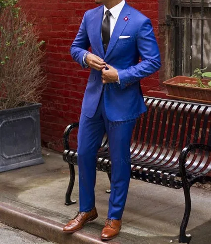 Мужской костюм Slim Fit мужские свадебные костюмы для шафера на Выпускной платья светильник серый формальный смокинг мужской s Блейзер костюм на заказ