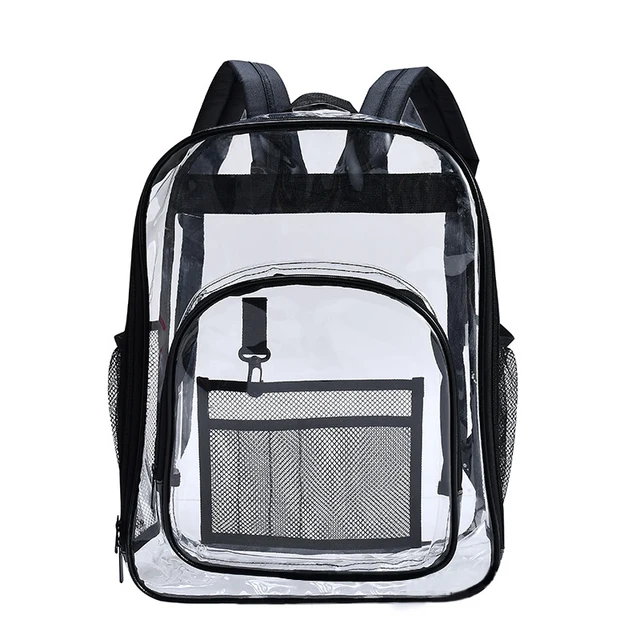 Aosbos Waterproof Large Capacity Solid Clear Backpack 1