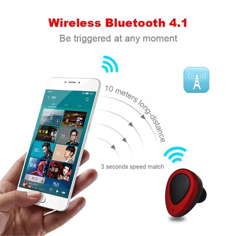 Мини TWS Беспроводная стерео-гарнитура с Bluetooth наушники-вкладыши