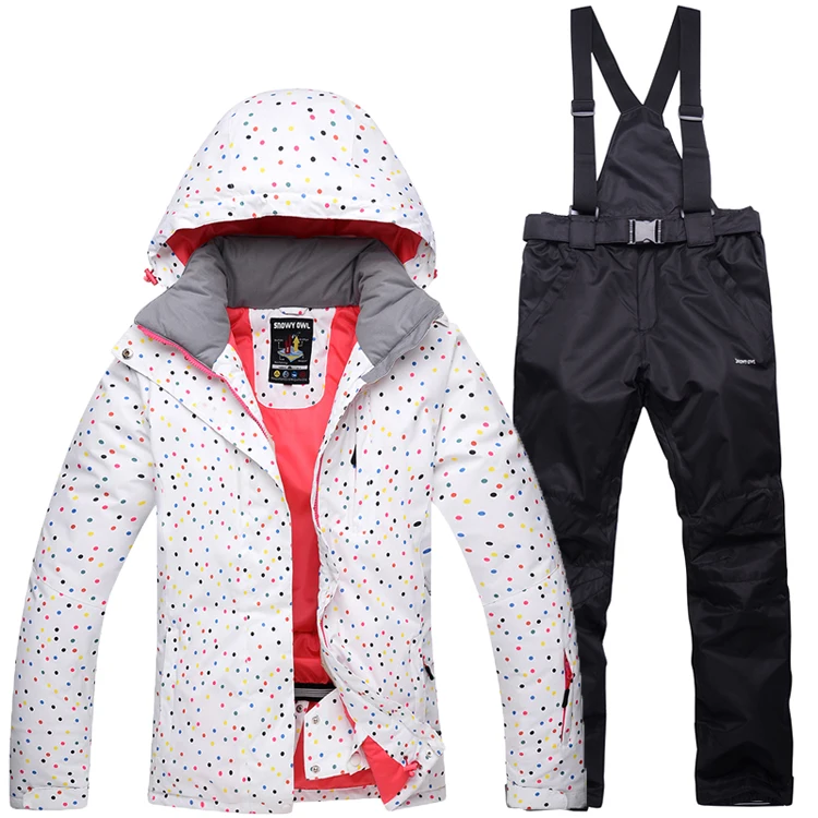 

New Ski Suit Winter Jacket Women Outdoor Snowboard Jacket Sports Suit Pants Suit Waterproof Warm Ski Jacket Skiing Windproof