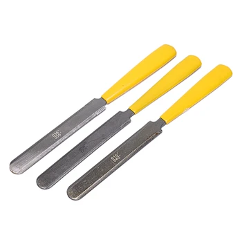 

Carbon Steel Nut File Set, Guitar Double Sided Gauged Nut Slotting File -Set Of 3