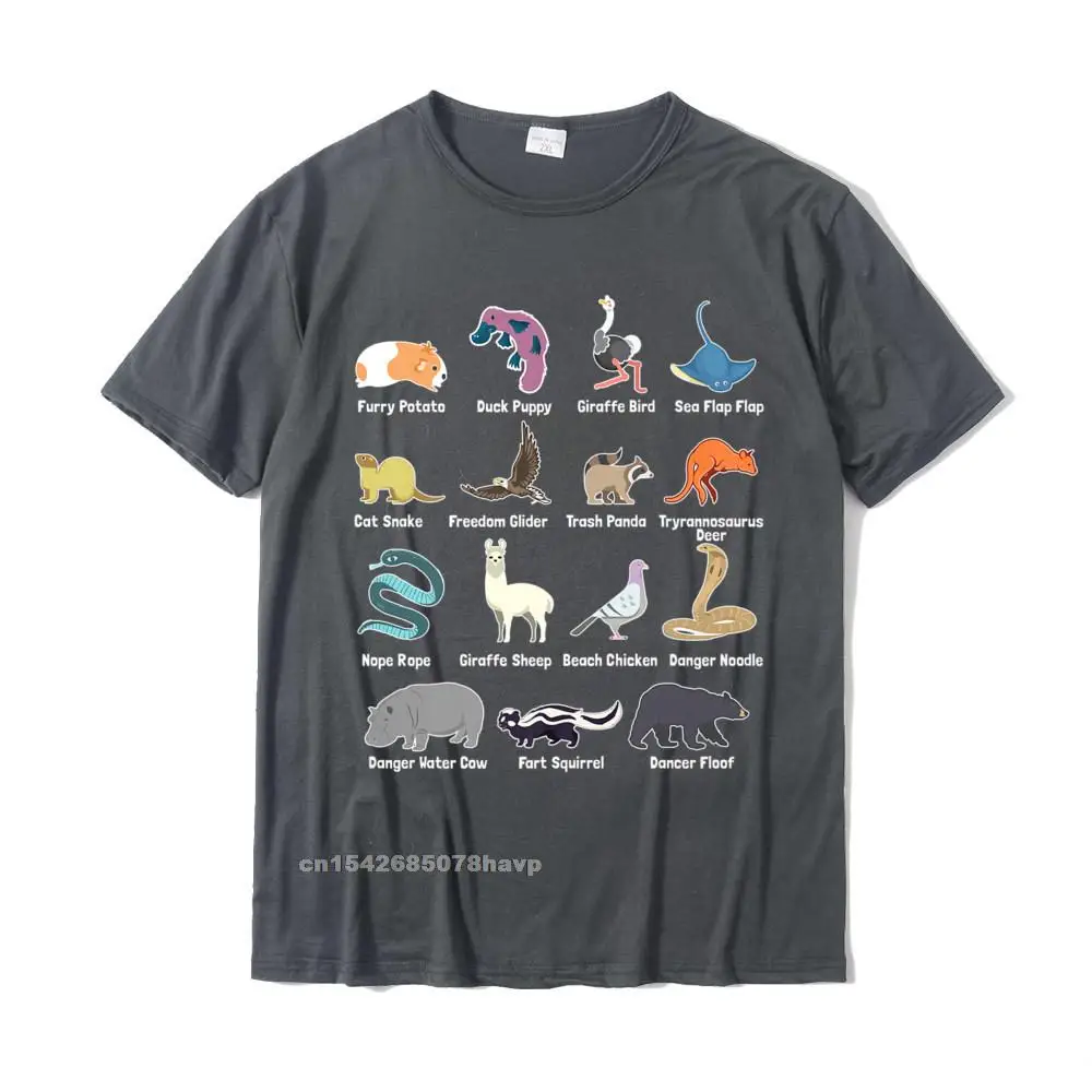 Discount Funny Casual T-Shirt Crewneck 100% Cotton Male Tops Shirt Short Sleeve Mother Day Casual Tees Top Quality Animals Of The World - Rare Exotic Animals Funny Memes Gift Premium T-Shirt__174. carbon