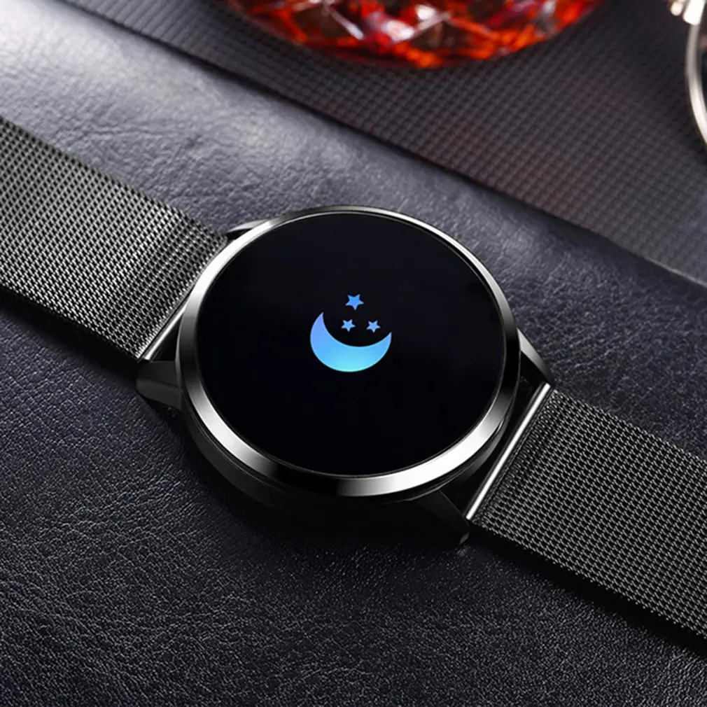 ONLENY Q8 Смарт-часы OLED Цвет Экран Smartwatch Дамская Мода Фитнес трекер монитор сердечного ритма