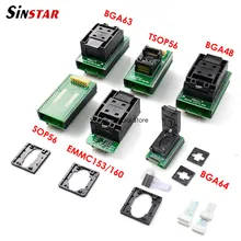 BGA63 BGA64 BGA48 BGA169 TSOP32 TSOP40 TSOP48 TSOP56 Adaptadores Só Para XGecu T56 Nand Programador