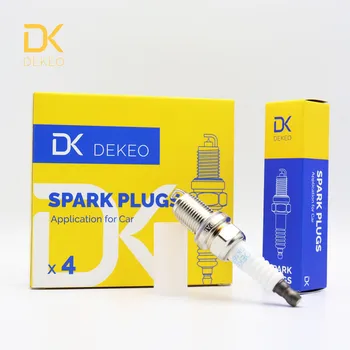 

DEKEO Spark plug Iridium for Toyota 4Runner Celica Corolla Echo Matrix MR2 Paseo Previa Prius Supra Tacoma Yaris SK16R11 4PCS