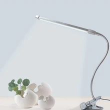 Светодиодный светильник для работы и учебы, крепление лампы для офисного стола, USB гибкая защита глаз, затемнение, лампа для чтения, Настольный светильник