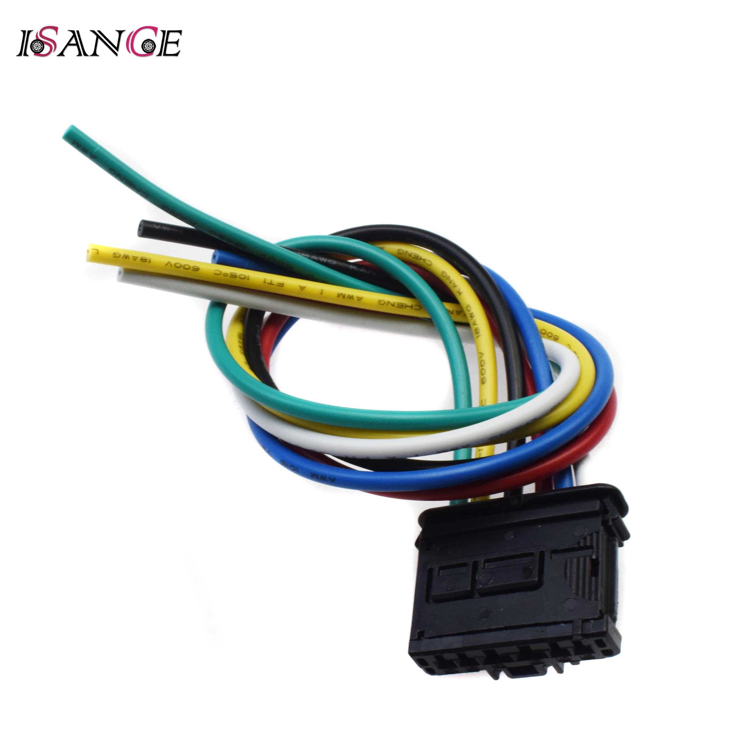 Led wiring harness ISANCE Rear Tail Light Lamp Electrical Wiring Connector 1606248780 For Citroen Peugeot Fiat Dacia C2 C3 C4 C5 DS3 DS4 C4 PICASSO
