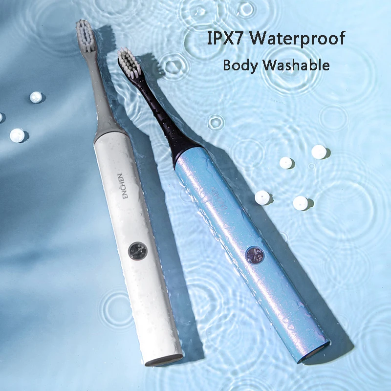 ENCHEN Aurora T+ Sonic Electric Toothbrush Waterproof Rechargeable Acoustic Wave Automatic Tooth Brush for Adult