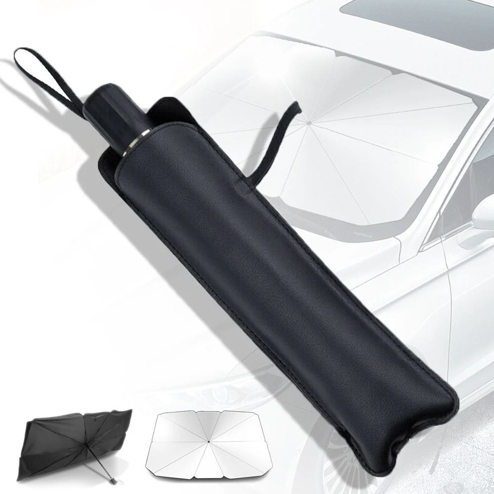 Dropshipping Foldable sunshade parasol car sun umbrella visor front windshield foldable
