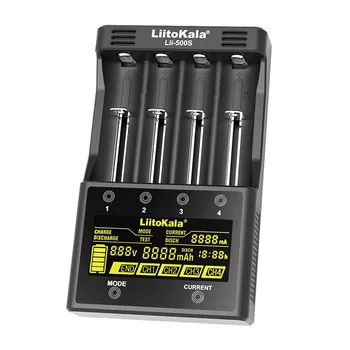 

LiitoKala lii-500S Battery Charger LCD Screen Display Lithium/NiMH 18650 26650 AA,AAA Touch Control