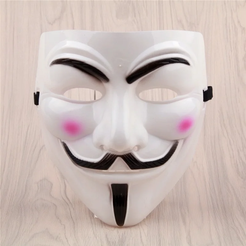Anonymous Guy V for Vendetta Mask Fawkes Halloween Fancy Party Cosplay Accessory 