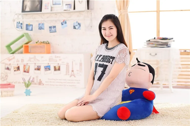 Cartoon Lazy Crayon Sofa Seat Kids' Sofa Superman Baby Nursery Plush Toys Tatami