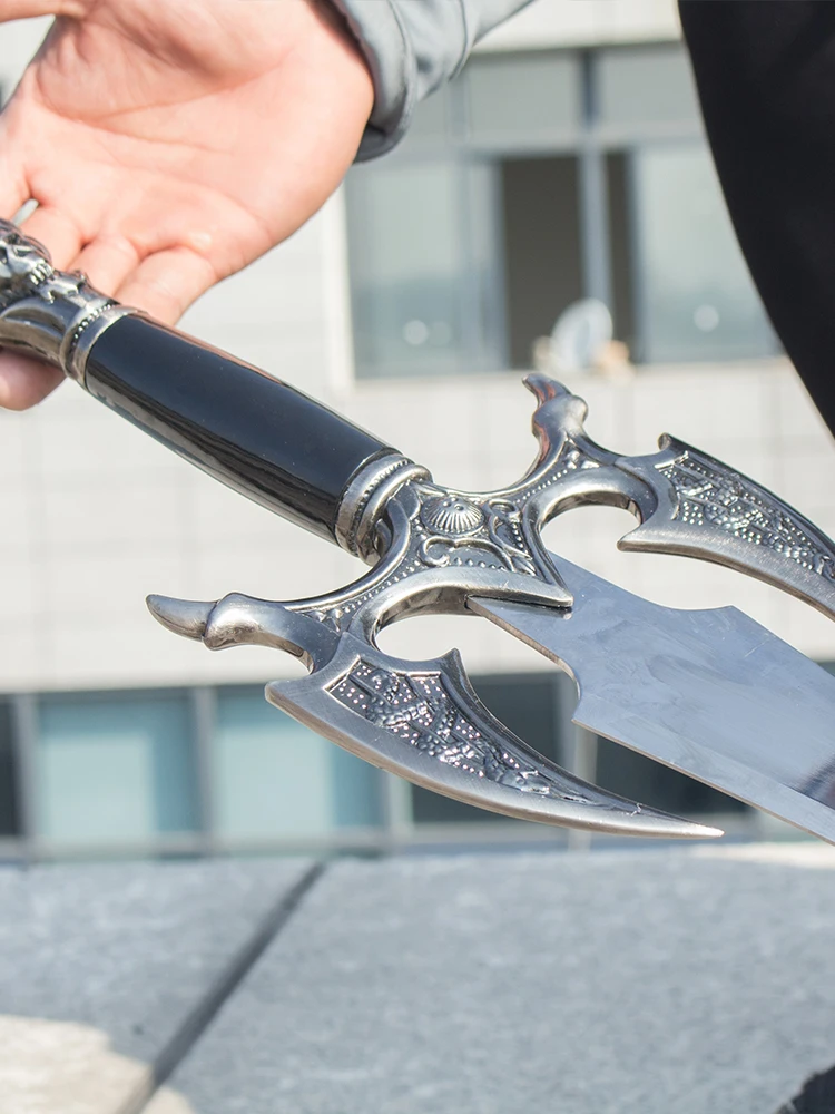 World of Warcraft Rogue Stealth's Colorful Sword All Metal Costplay Props Not edged