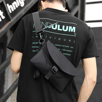 

Korean Shoulder Bag One Belt Shoulder Bag Outdoor Sports Chest Bag Multifunctional Bags New Solid Color Handbags