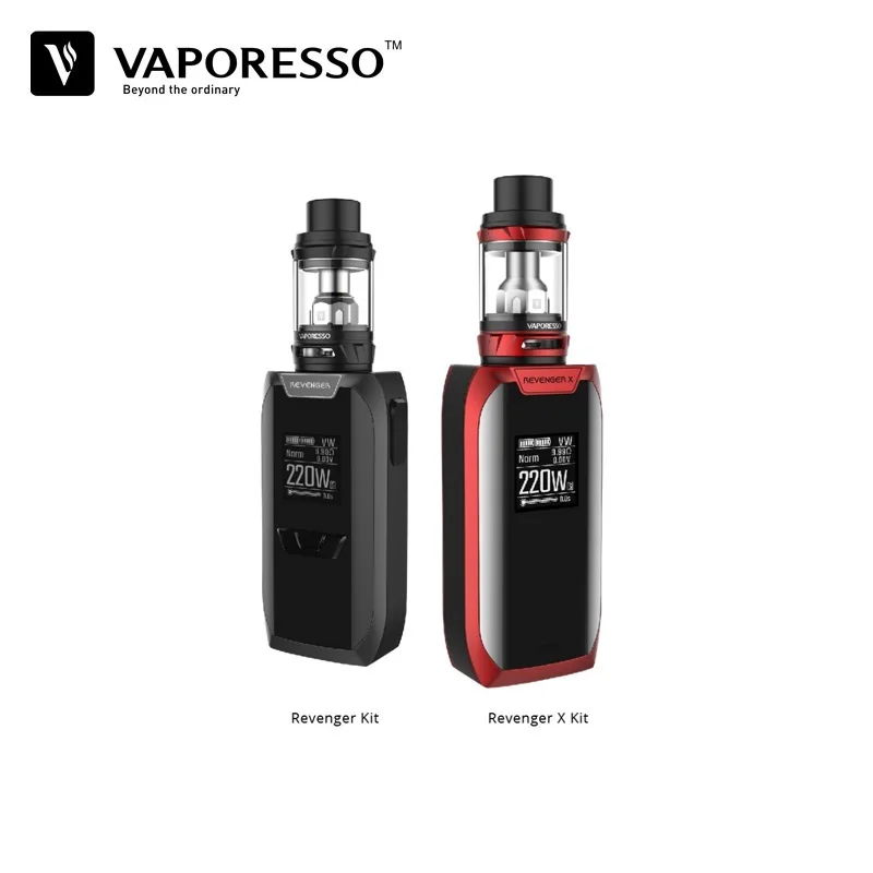 Электронная сигарета Vaporesso Revenger X Kit 220W TC Box Mod 5ML Vape Tank GT Coil электронный
