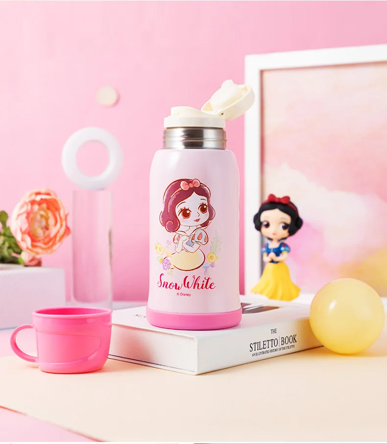 Дисней Марвел термос чашка детская изоляционная горшок чашка 316 нержавеющая сталь новая соломенная чашка двойного назначения Изолированная бутылка для воды