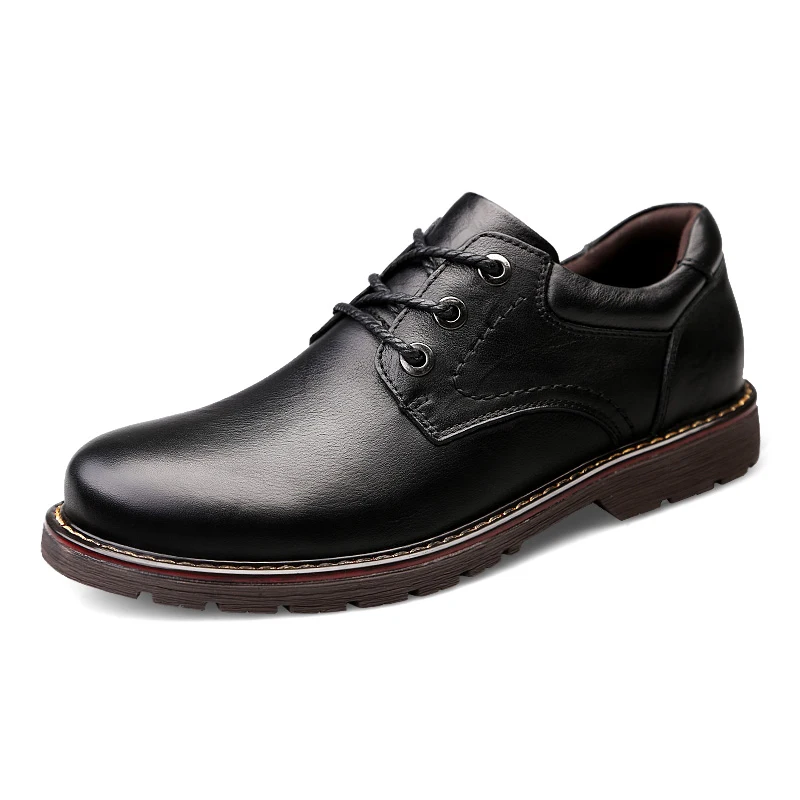 Низкая Dr Martens Мужская первый слой натуральная кожаная мужская обувь высокого качества Martins лифт обувь Рабочая безопасность плюс Размер 47
