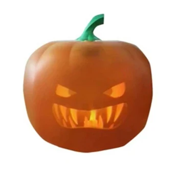 

New Halloween LED Pumpkin Projection Lamp Flash Talking Singing Animated Home Party Decor Toy Pre-sale Style Lantern Kids Gift