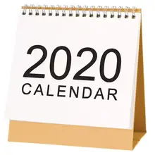 Christmas Advent Calendar Desk Calendar 2019-2020 Monthly Table Planner Date Desk Desk-Top Flip Calendar Office Table Calendar