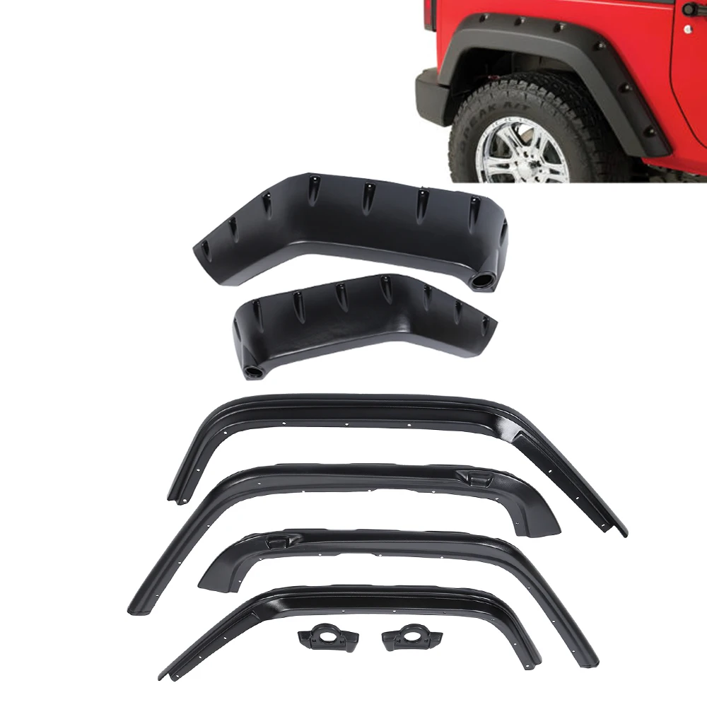 

Samger Fender Flares For Jeep 98-06 For Wrangler TJ 7" Wide Style Protector