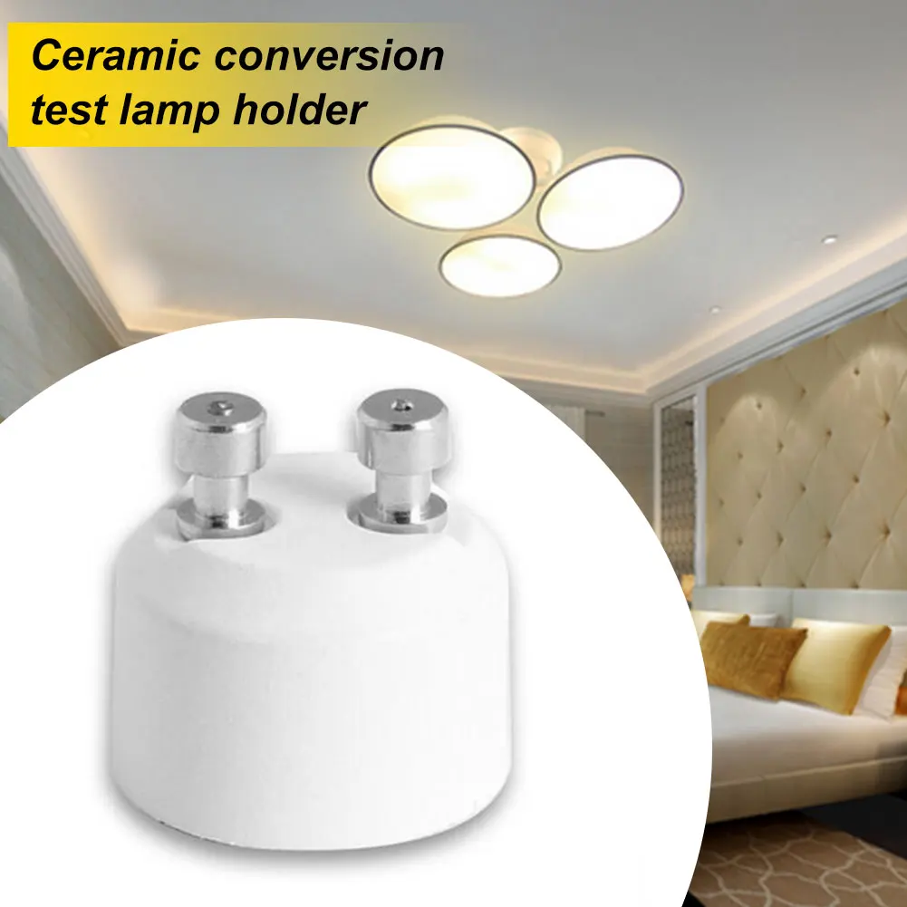 Durable Socket Base Gu10 To Mr16 White Plug Safty Home Bulb Holder Lamp Adapter Accessories Professional Testing Easy Install