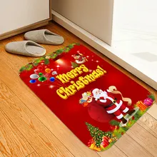 LANGRIA Рождественский шаблон для домашнего декора нескользящий коврик