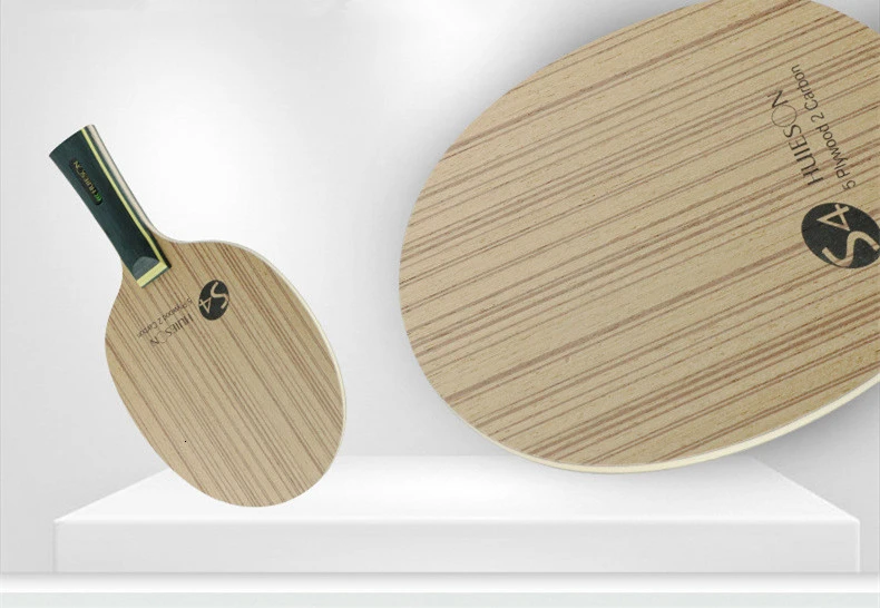 Huieson Professional Technology 5 Ply Composite Wood 2 Carbon Layer Table Tennis Racket Blade for LoopKilling Players S4 (3)