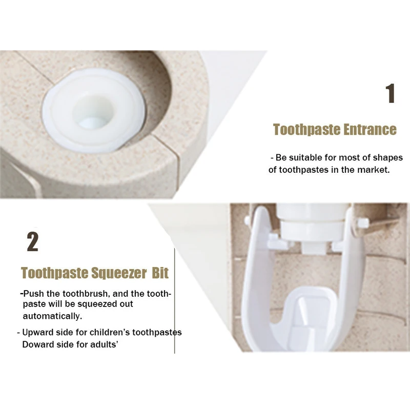 Автоматический Дозатор зубной пасты соковыжималки настенное крепление стойки для ванной комнаты WWO66