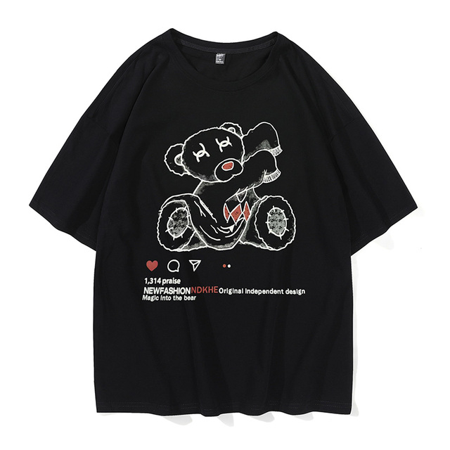 Plus Size 8xl Mens Summer Hot T-Shirts 2021 New Fashion Cartoons Tops Tees Men Casual O-Neck Short Sleeve T-Shirts Men