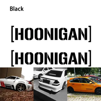 

Motorcycle Decorating Stickers Black/Sliver Hoonigan Ken Block Drift JDM Moto Coche Hot Sale 3 Size Car Stickers