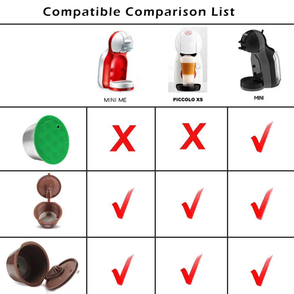 6 Цвет 3 шт./пакет для Dolce Gusto Кофе чашка фильтра многоразового корзины