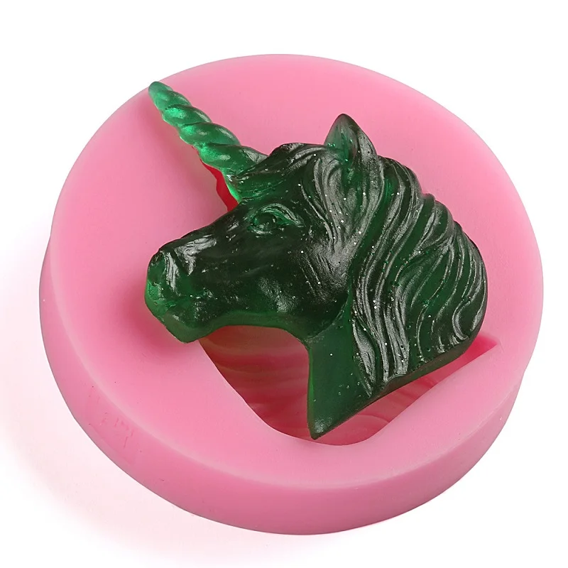 Форма единорога форма для торта помадка торт 3D Пищевая силиконовая сделай сам