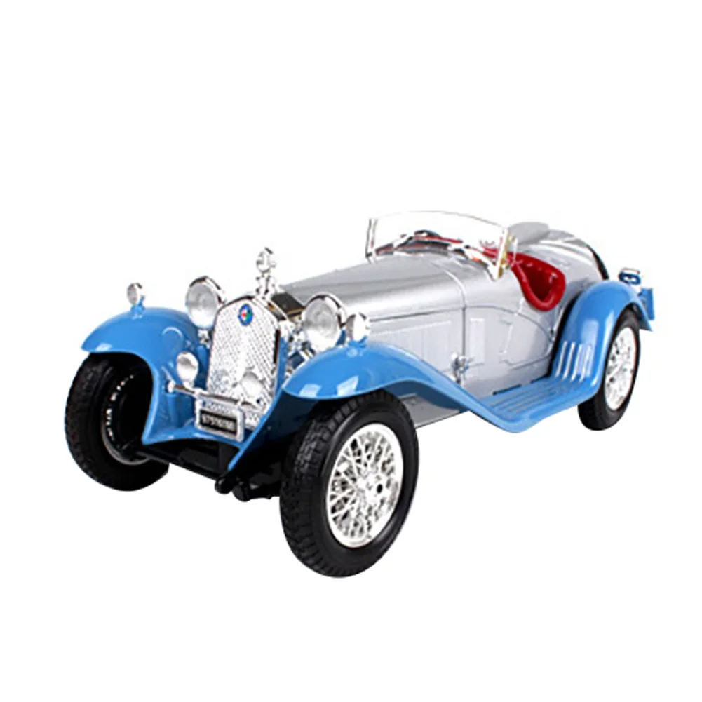 Model Car Decorative With Spare Tire Desktop Vintage Craft Durable Open Bonnet Alloy Classic Simulation Toy Gift Shock Resistant