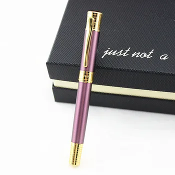 

New luxury Fountain Pen 0.5mm Nib Metal Pen Golden Color Sign Pens and Elegant Upscale Golden ink Pen