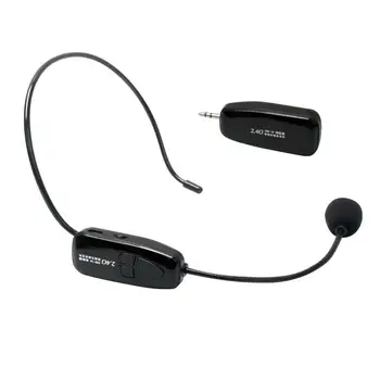 

1 Set Portable Useful 2.4G Wireless Microphone Speech Headset Radio For Loudspeaker Teaching Guide Mic Easy to Use