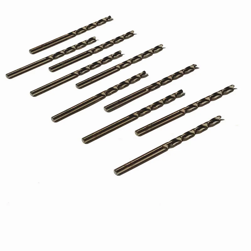 10pcs/set Of 5/64" Hss M35 Co5 Twist Drill Bits Metal Drilling Twist