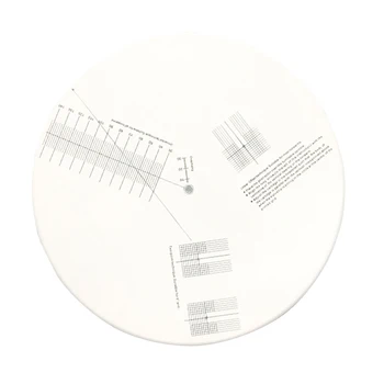 

Alignment Phono Pickup Record Player Turntable Protractor Ruler Adjustment Tool Distance Gauge Calibration Plate Mat