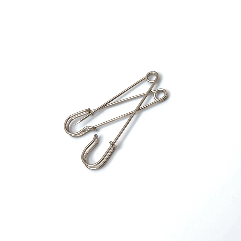 5Pcs 60-100mm Stainless Steel Safety Pins DIY Sewing Tools Accessory Needles Large Safety Pin Small Brooch Apparel Accessories